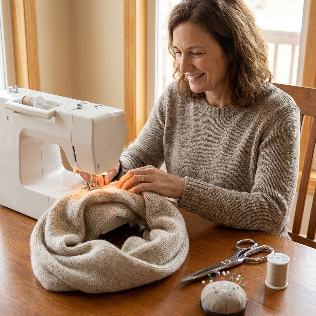 Free Infinity Scarf Pattern (15 Minutes)