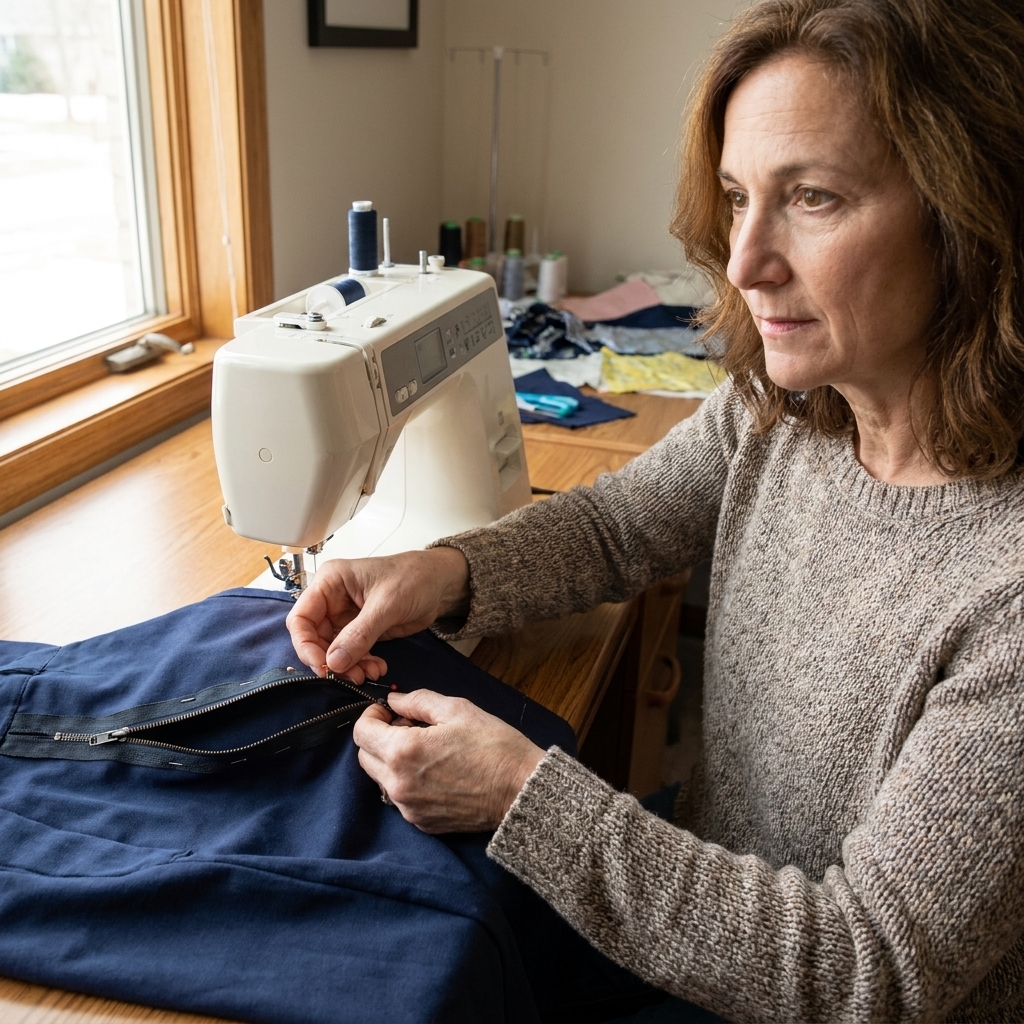 How to Install a Standard Zipper