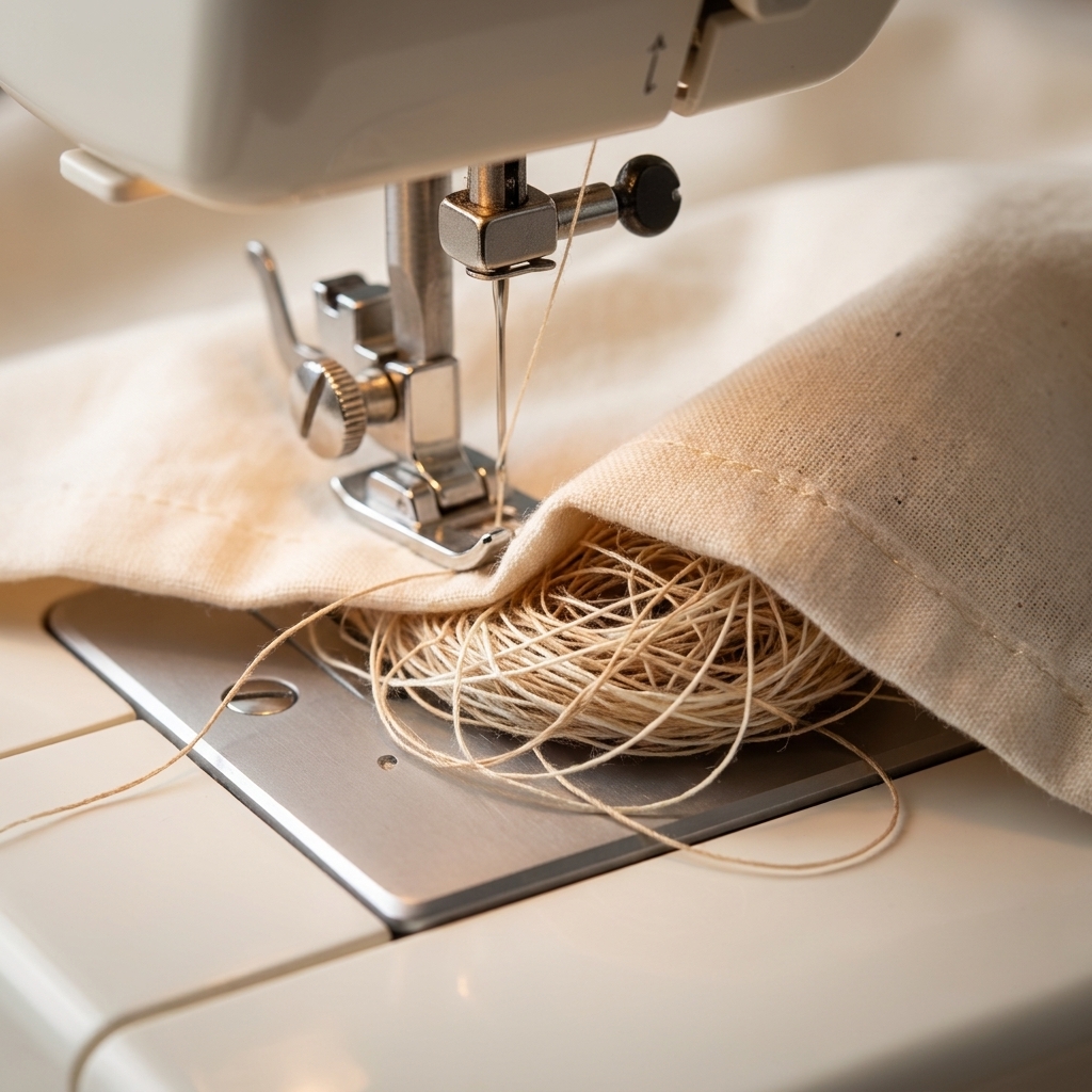 Thread Bunching Under Fabric? Fix the Sewing Machine Bird’s Nest