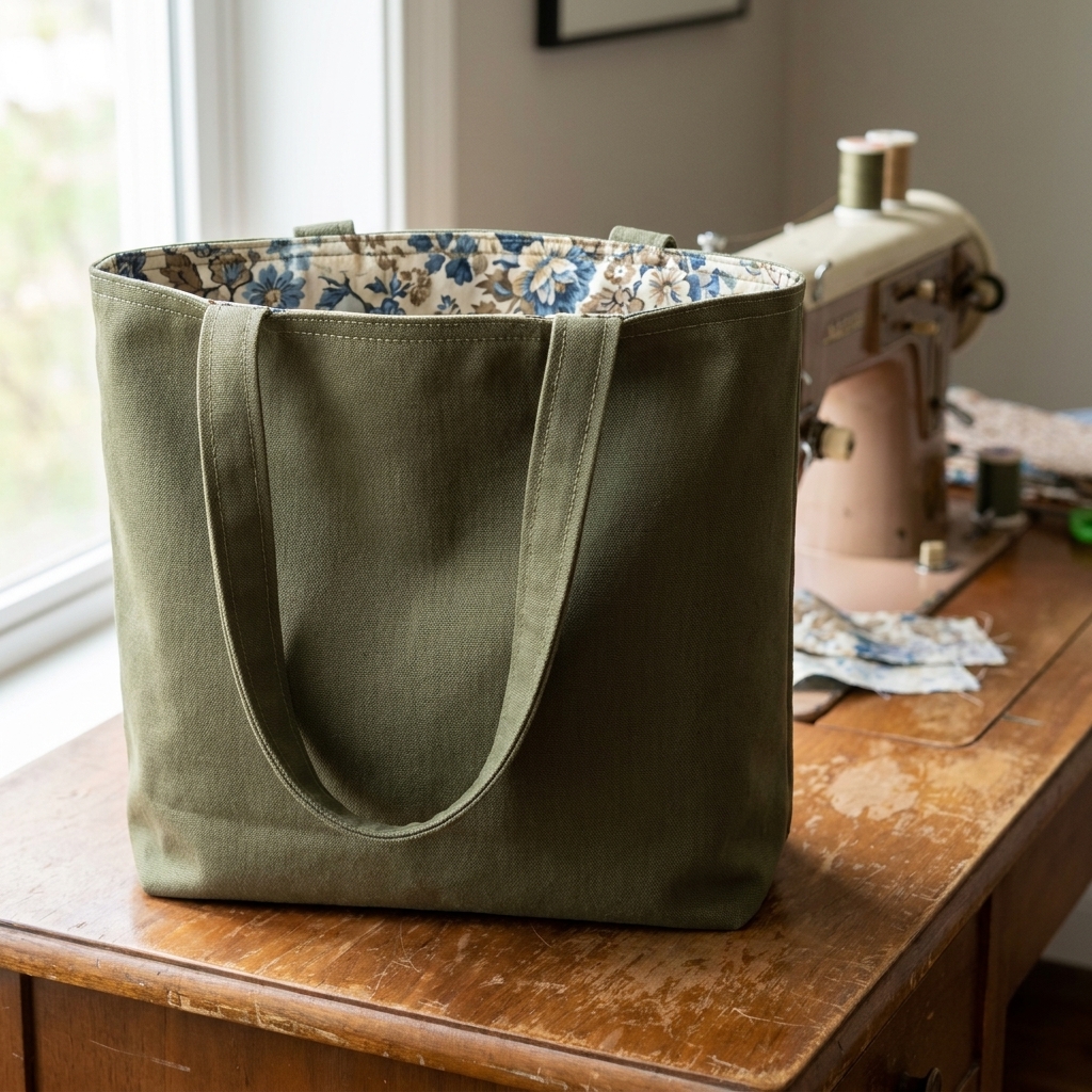Sew a Lined Reversible Tote Bag in Under an Hour